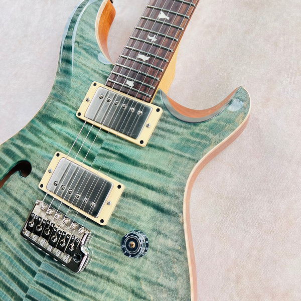 PRS CE 24 Semi-Hollow MannMade Bridge 2019 - Trampas Green - 6