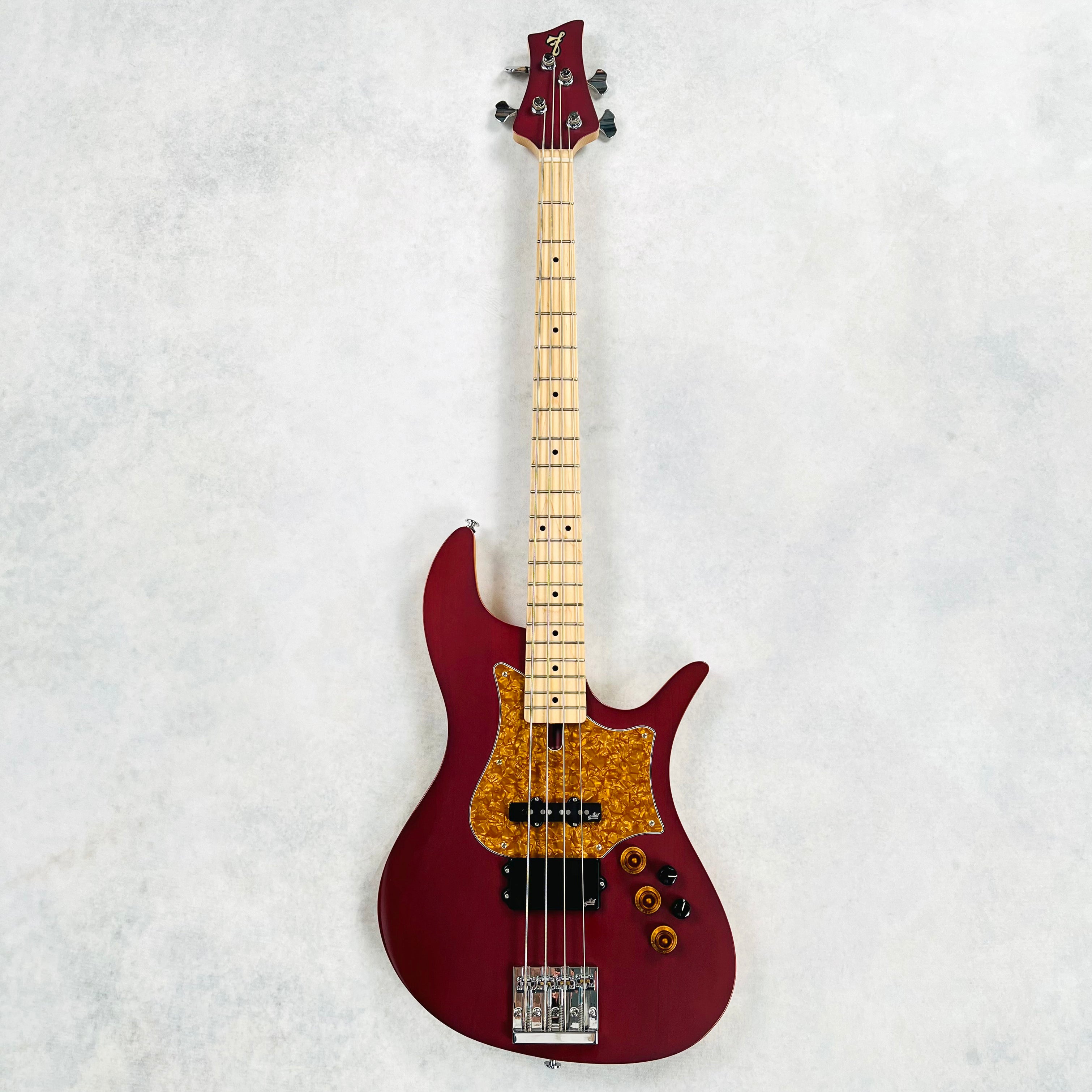F Bass VF4-M 4-String Bass 2020 - Burgundy | Tone Wolf