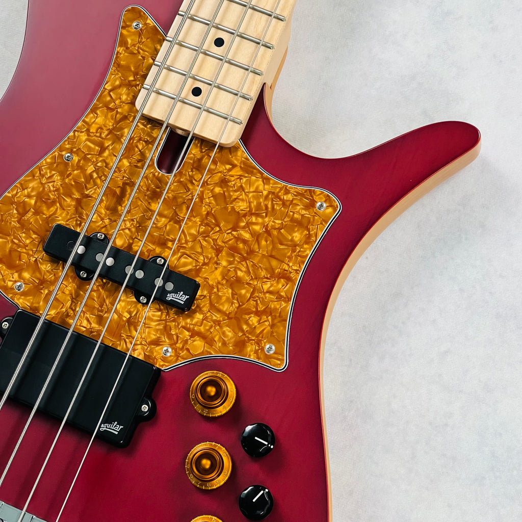 F Bass VF4-M 4-String Bass 2020 - Burgundy - 6