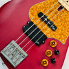 F Bass VF4-M 4-String Bass 2020 - Burgundy - 7