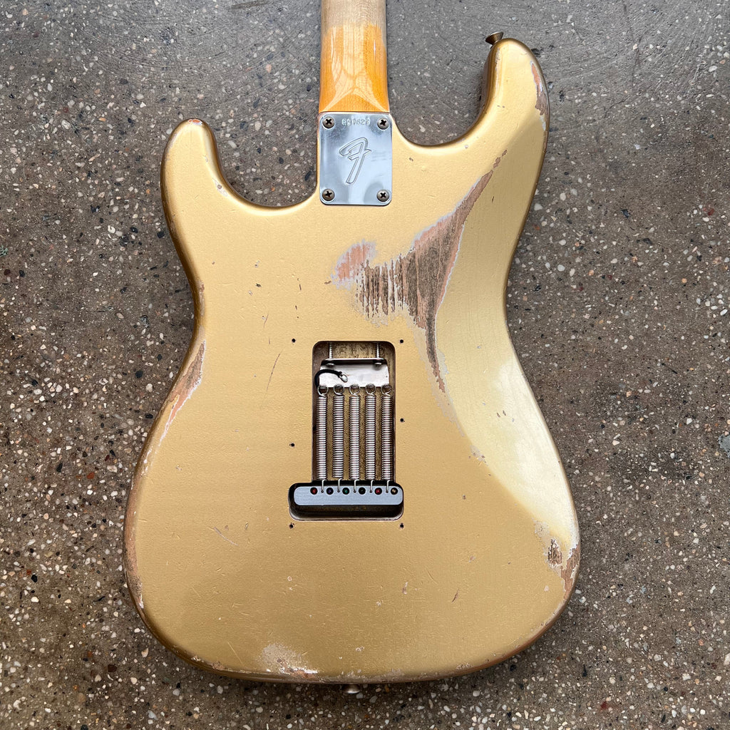 Fender Custom Shop 1969 Stratocaster Heavy Relic 2020 - Aztec Gold - 10