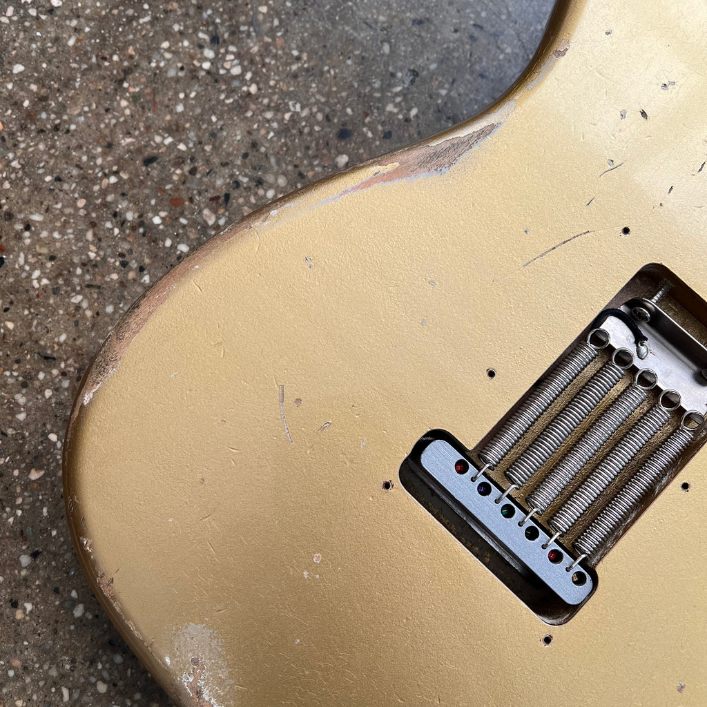 Fender Custom Shop 1969 Stratocaster Heavy Relic 2020 - Aztec Gold - 13