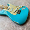 Fender Custom Shop Ltd '55 Dual-Mag Stratocaster Relic 2020 - Aged Taos Turquoise - 10