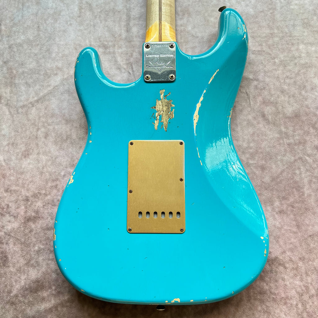 Fender Custom Shop Ltd '55 Dual-Mag Stratocaster Relic 2020 - Aged Taos Turquoise - 12