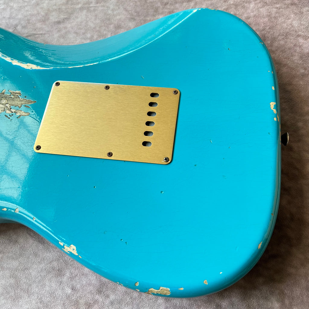 Fender Custom Shop Ltd '55 Dual-Mag Stratocaster Relic 2020 - Aged Taos Turquoise - 15