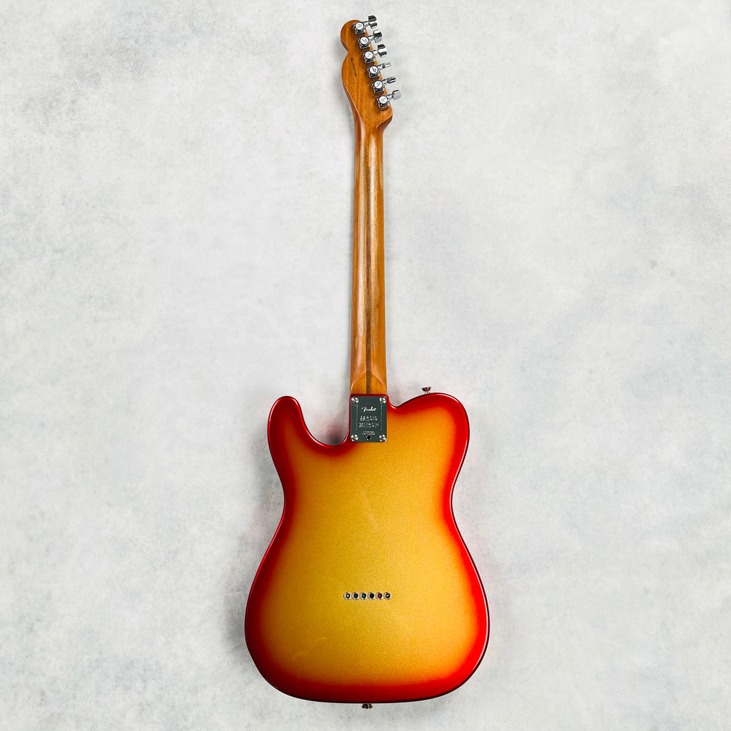 Fender Mod Shop Telecaster Rosewood Fingerboard Aged 2020 - Sunset Metallic - 11