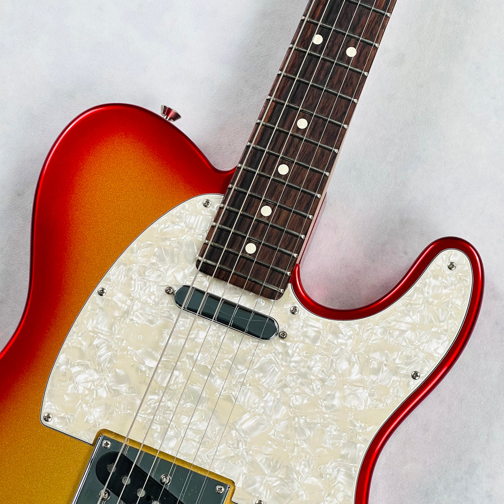 Fender Mod Shop Telecaster Rosewood Fingerboard Aged 2020 - Sunset Metallic - 3