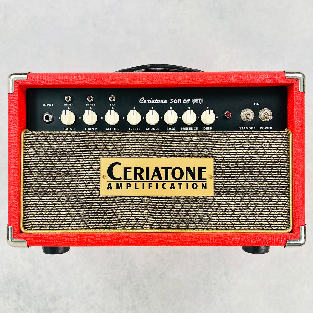 Ceriatone Son of Yeti 20w Tube Lunchbox Amplifier Head - Red