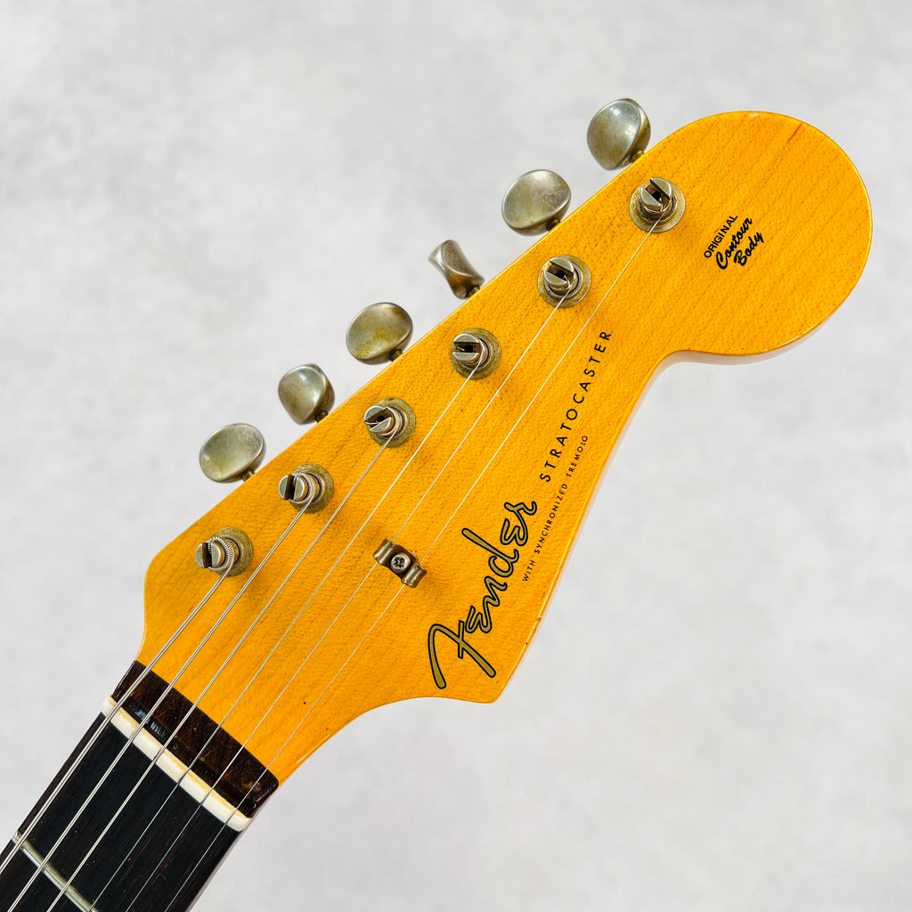 Fender Custom Shop 1960s Stratocaster Partscaster Relic 2020s - Charcoal Frost Metallic - 10