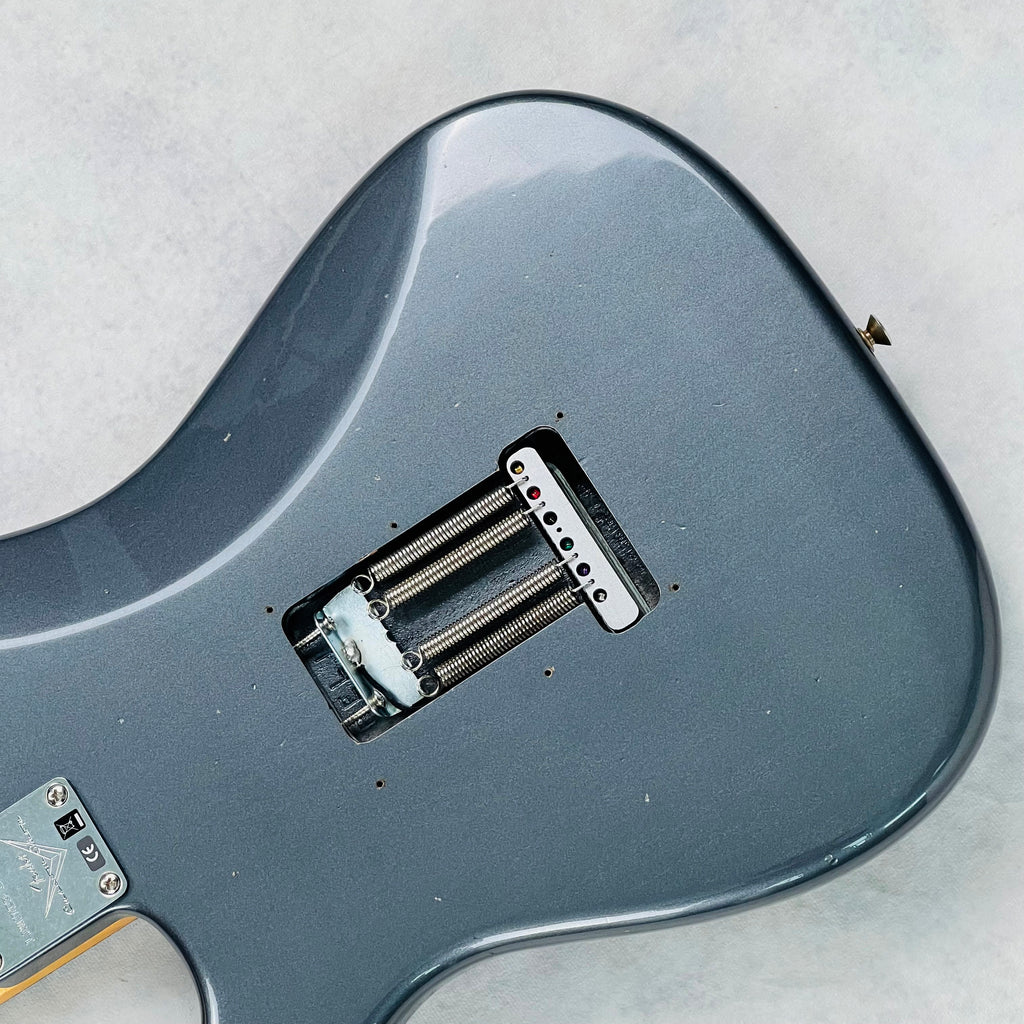 Fender Custom Shop 1960s Stratocaster Partscaster Relic 2020s - Charcoal Frost Metallic - 12
