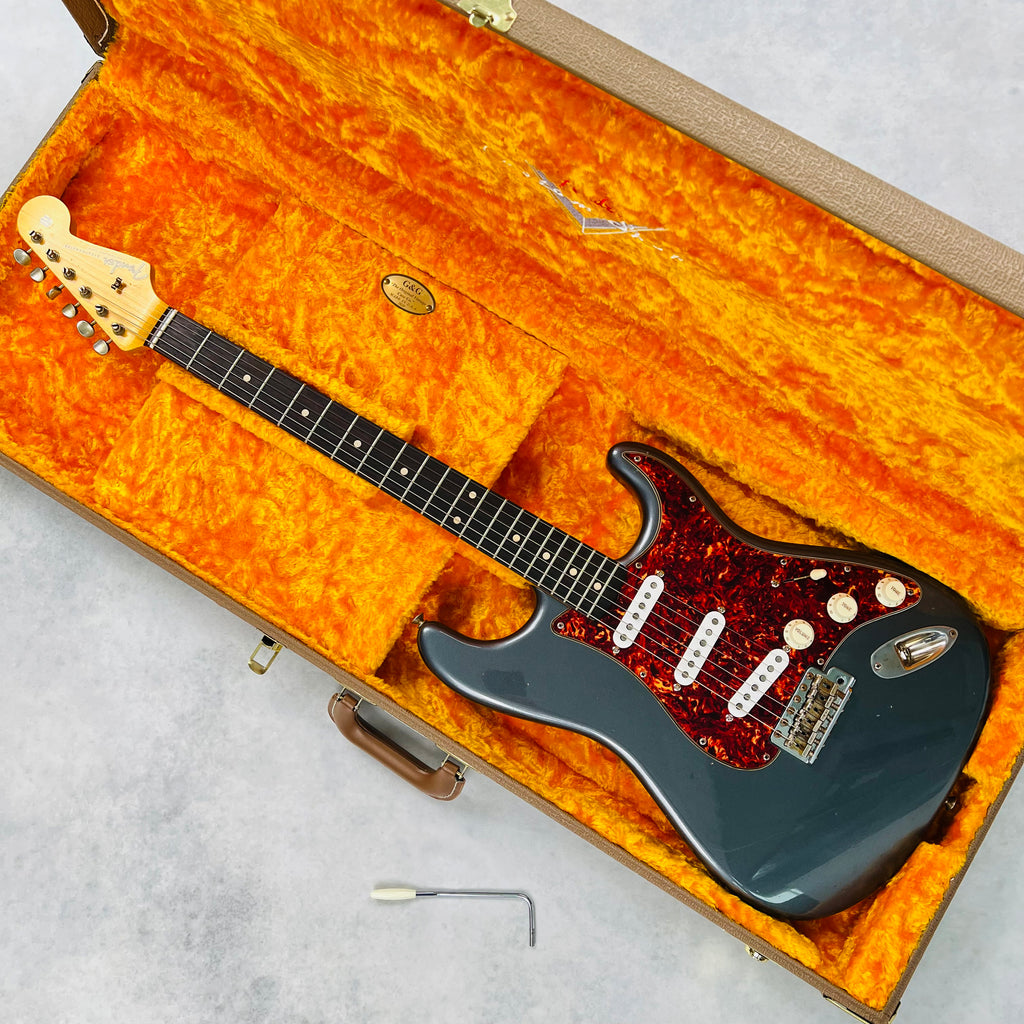 Fender Custom Shop 1960s Stratocaster Partscaster Relic 2020s - Charcoal Frost Metallic - 18