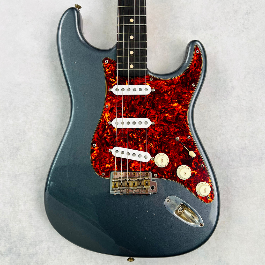 Fender Custom Shop 1960s Stratocaster Partscaster Relic 2020s - Charcoal Frost Metallic - 1