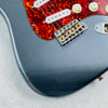 Fender Custom Shop 1960s Stratocaster Partscaster Relic 2020s - Charcoal Frost Metallic - 5