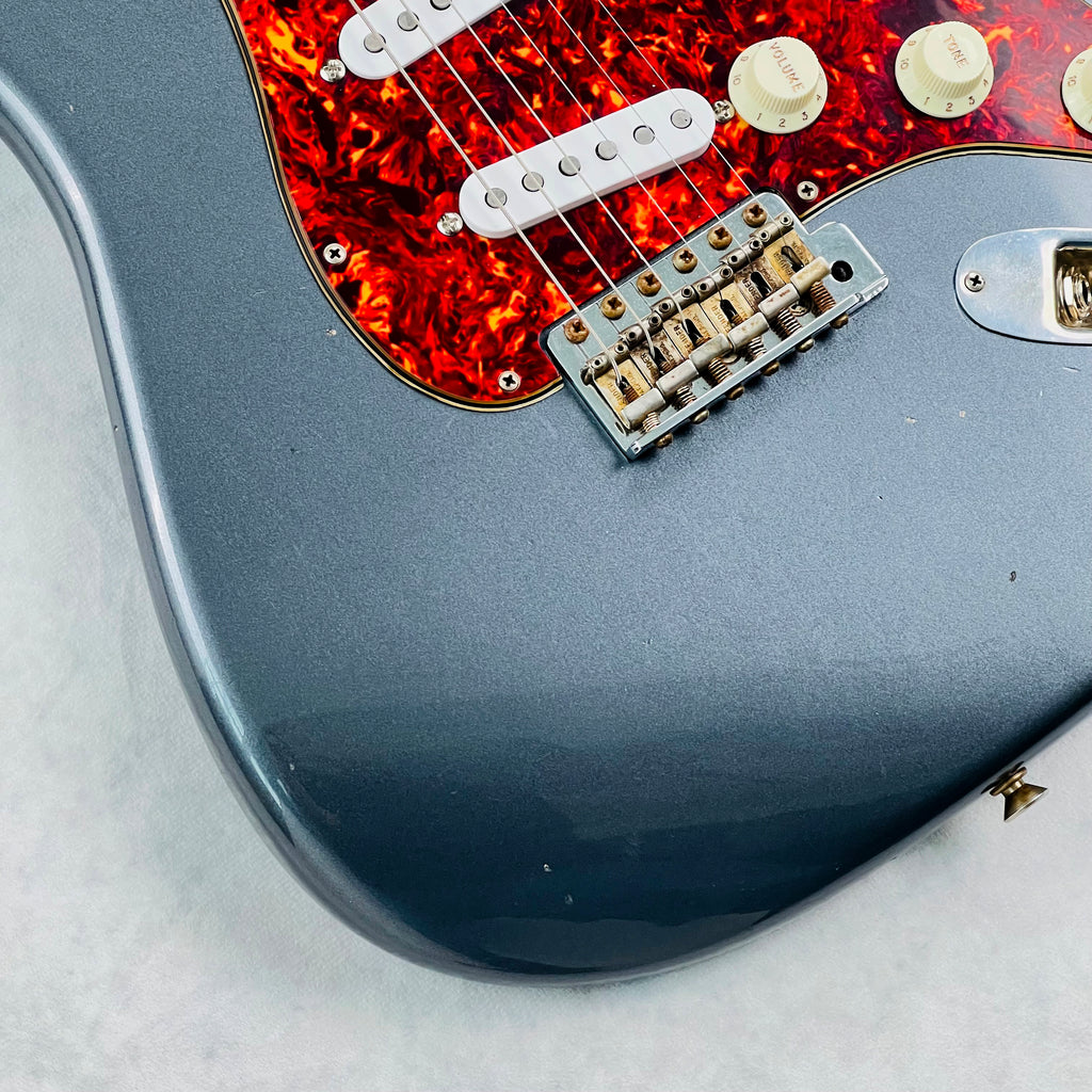 Fender Custom Shop 1960s Stratocaster Partscaster Relic 2020s - Charcoal Frost Metallic - 5