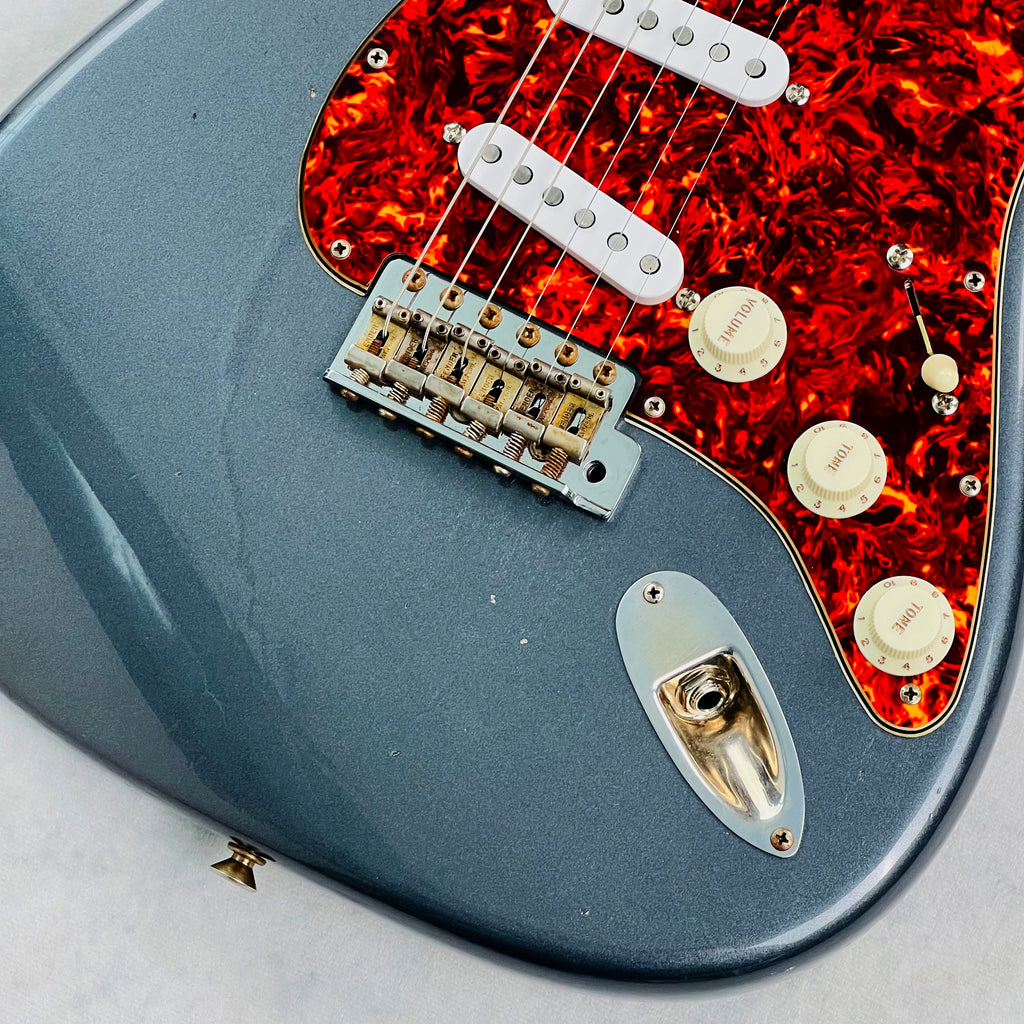 Fender Custom Shop 1960s Stratocaster Partscaster Relic 2020s - Charcoal Frost Metallic - 6