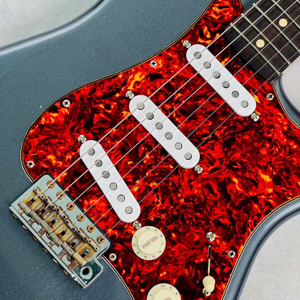 Fender Custom Shop 1960s Stratocaster Partscaster Relic 2020s - Charcoal Frost Metallic - 8