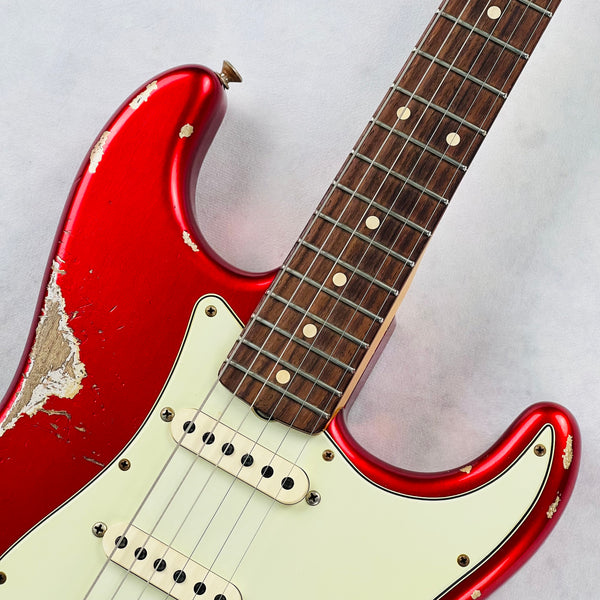 Fender Custom Shop 1960 Stratocaster Heavy Relic 2021 - Candy Apple Red - 3