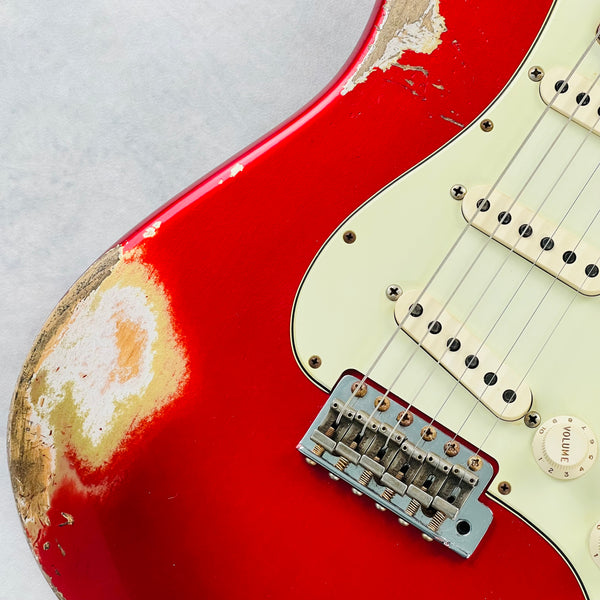 Fender Custom Shop 1960 Stratocaster Heavy Relic 2021 - Candy Apple Red - 4