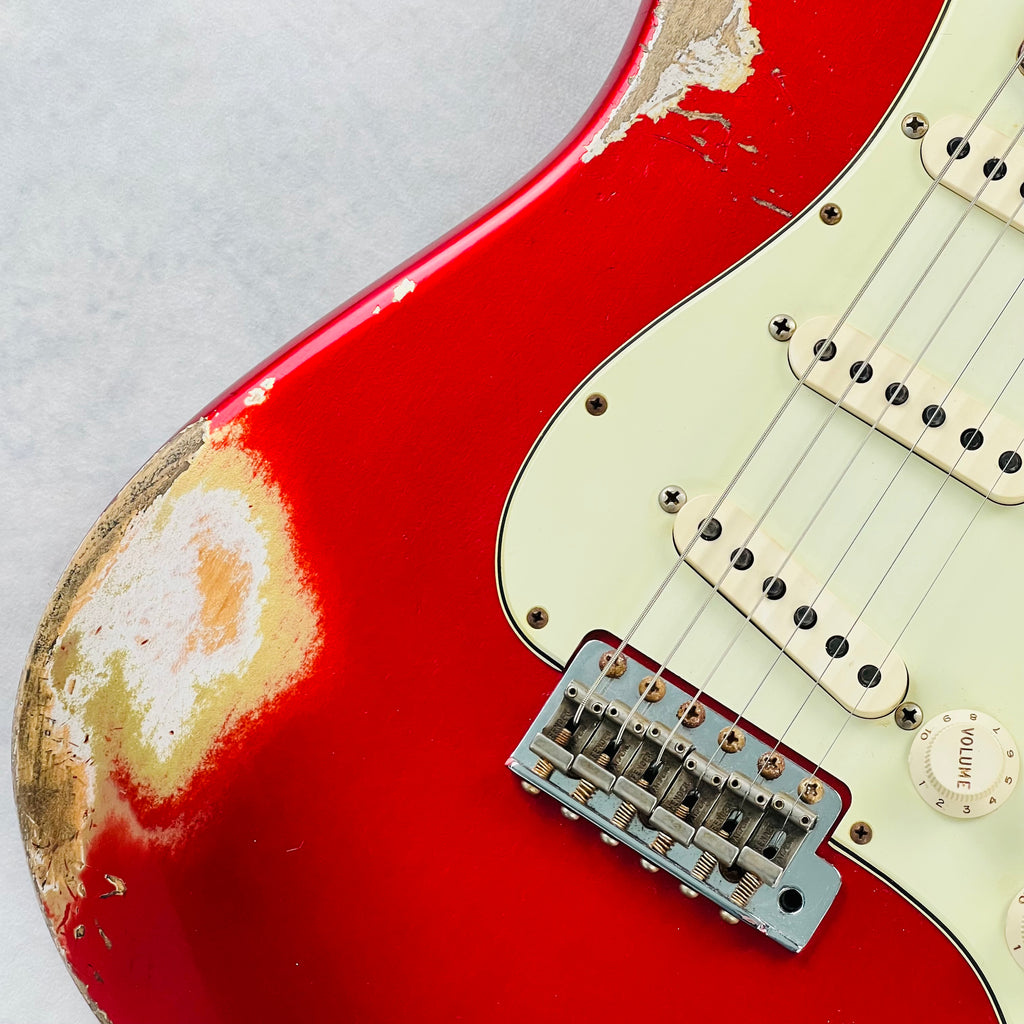 Fender Custom Shop 1960 Stratocaster Heavy Relic 2021 - Candy Apple Red - 4