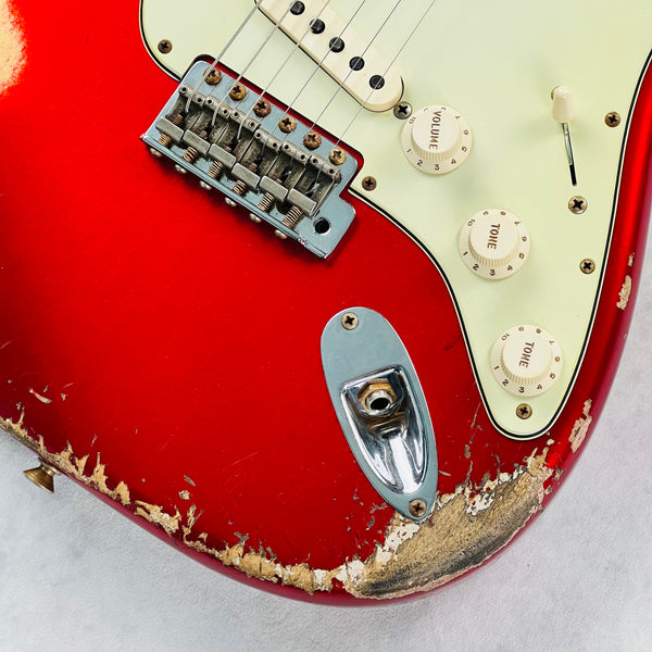 Fender Custom Shop 1960 Stratocaster Heavy Relic 2021 - Candy Apple Red - 5