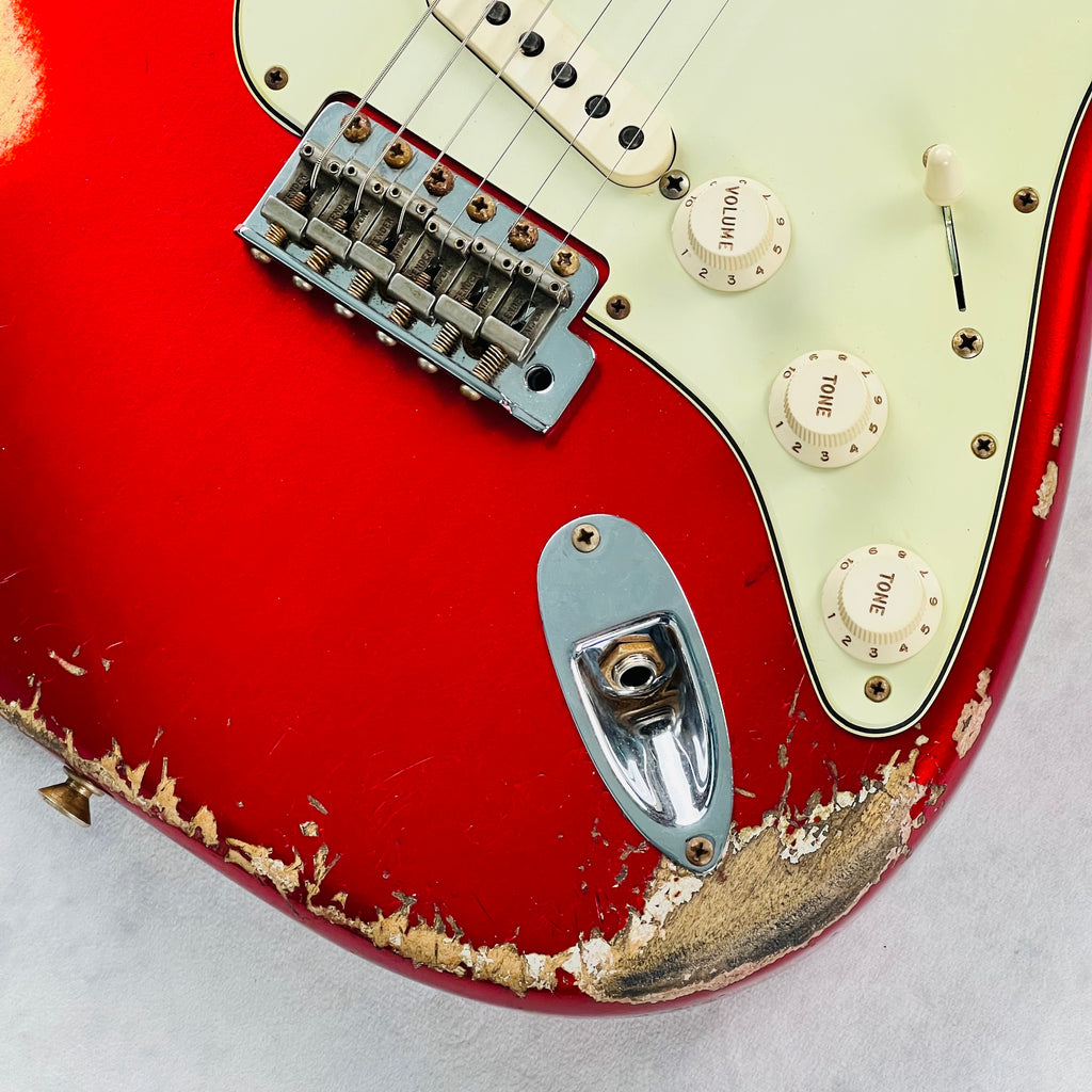 Fender Custom Shop 1960 Stratocaster Heavy Relic 2021 - Candy Apple Red - 5