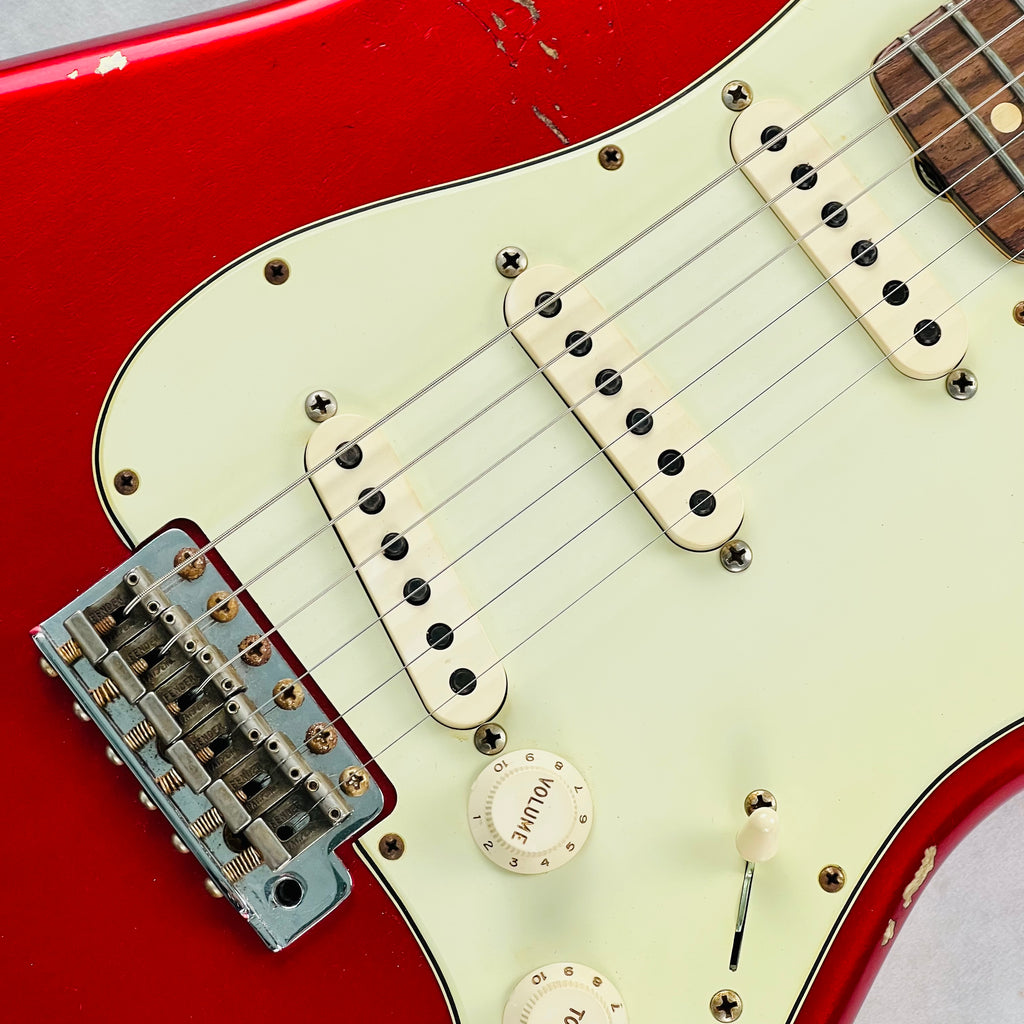 Fender Custom Shop 1960 Stratocaster Heavy Relic 2021 - Candy Apple Red - 7