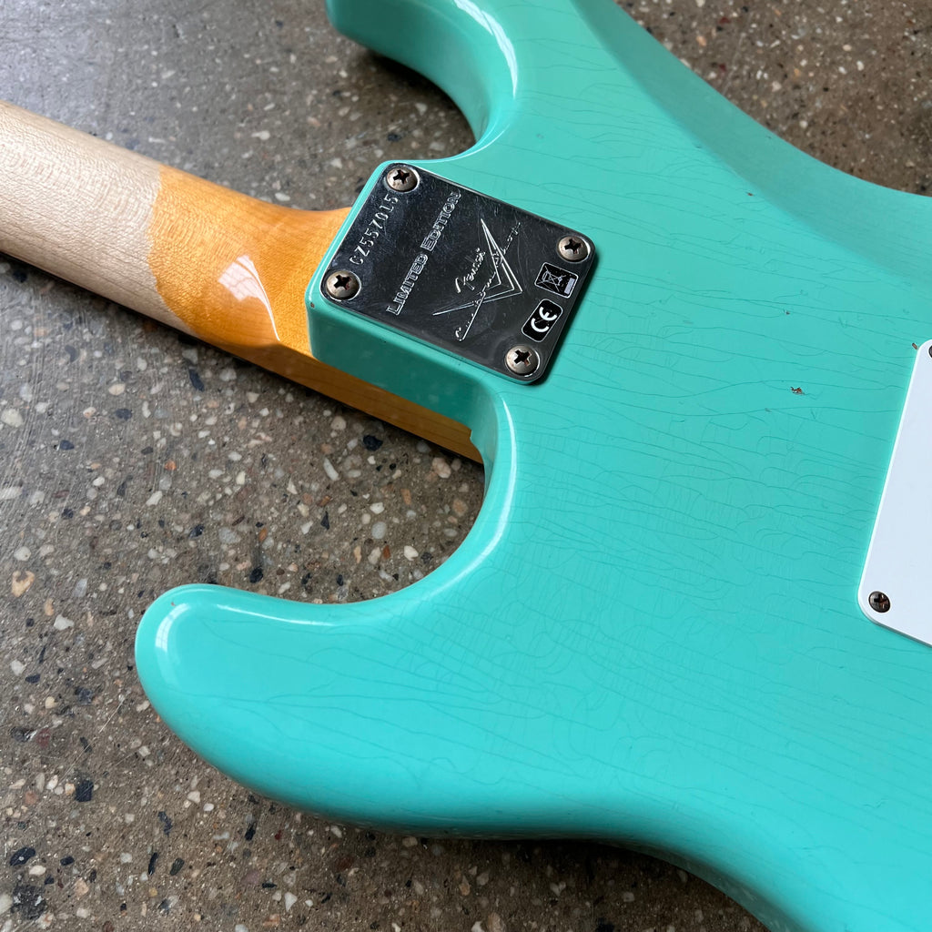 Fender Custom Shop '59 Stratocaster Journeyman Relic Limited Edition 2021 - Sea Foam Green - 16