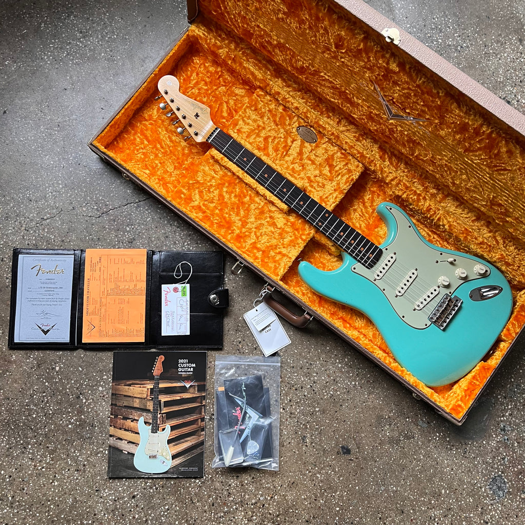 Fender Custom Shop '59 Stratocaster Journeyman Relic Limited Edition 2021 - Sea Foam Green - 20