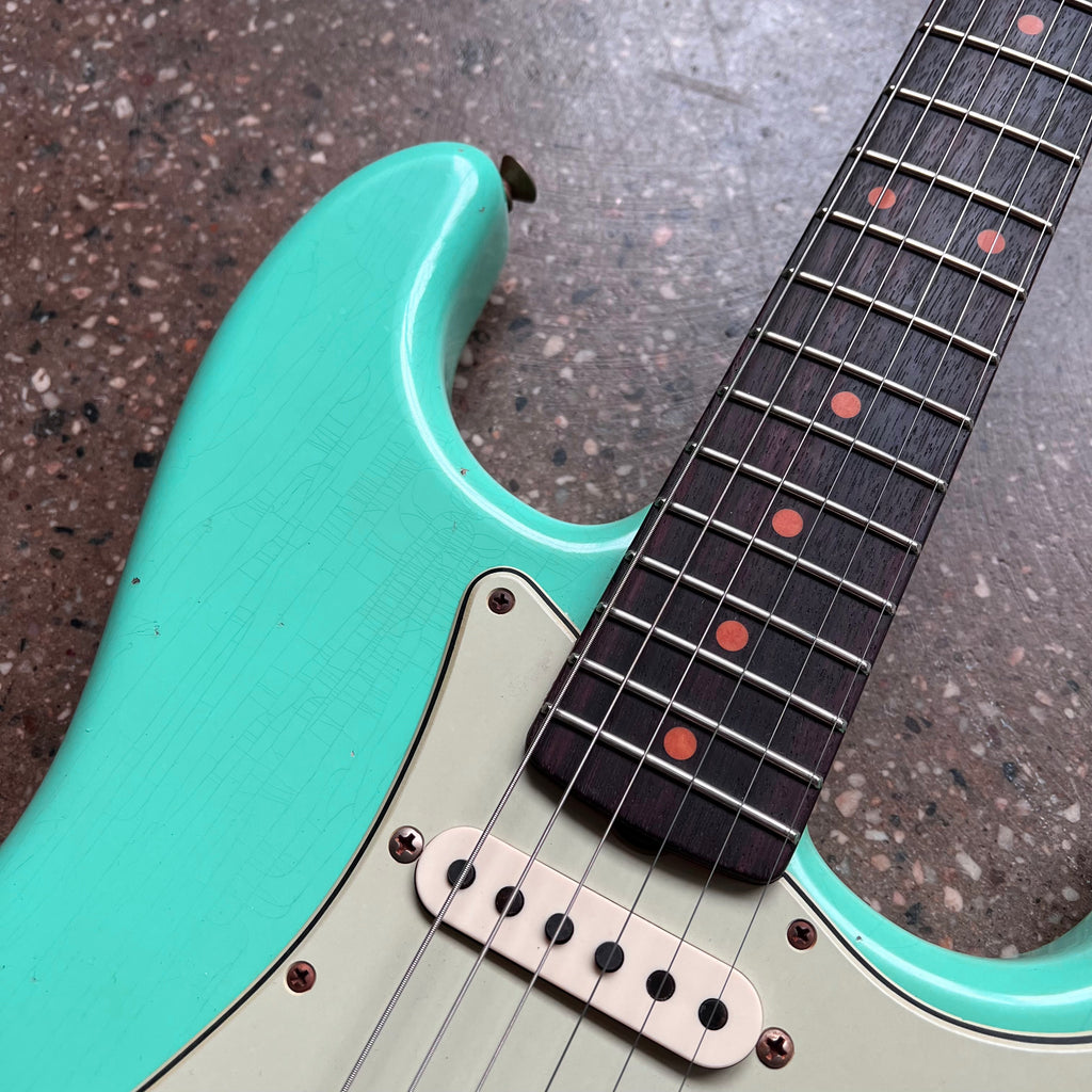 Fender Custom Shop '59 Stratocaster Journeyman Relic Limited Edition 2021 - Sea Foam Green - 3