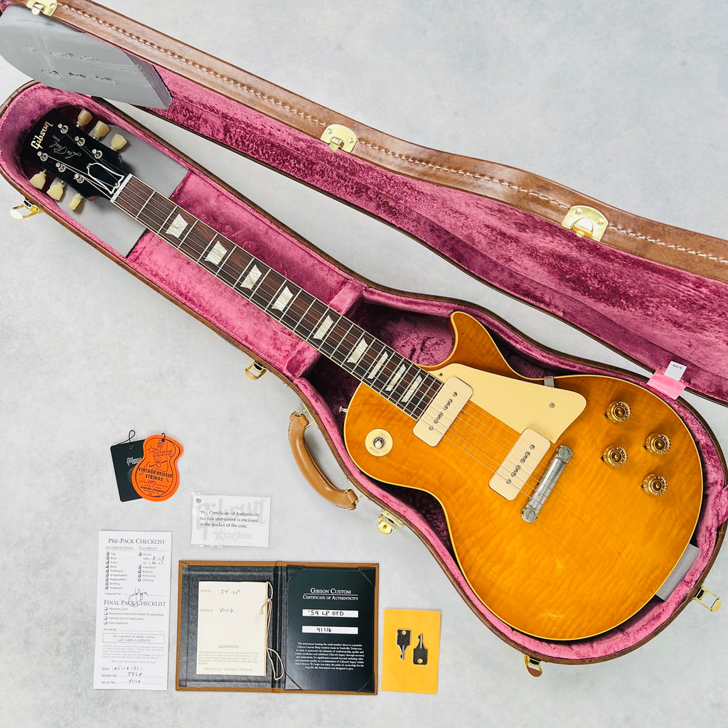 Gibson Custom Shop 1954 Les Paul Flame Top Reissue VOS 2021 - Orange Drop - 22