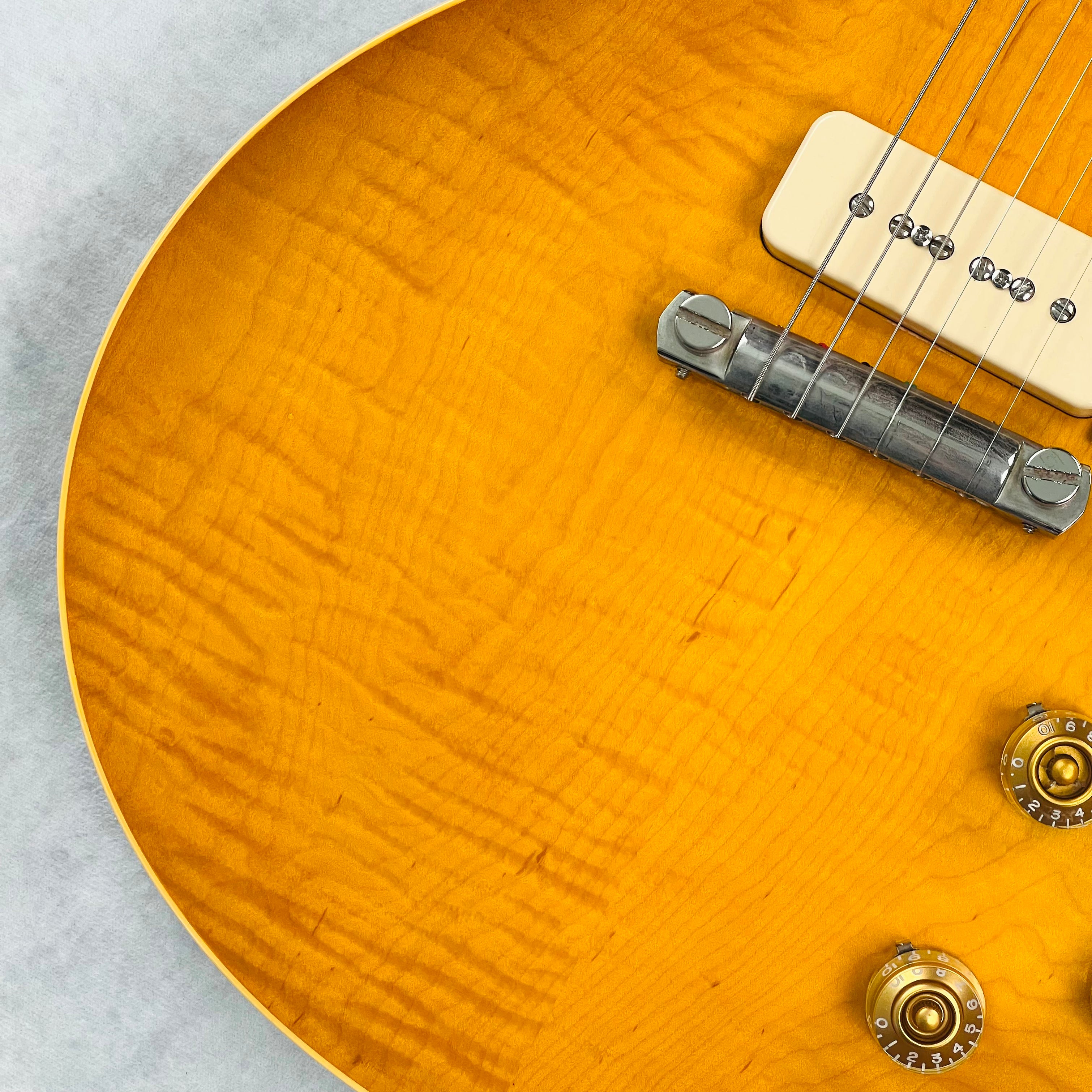 Gibson Custom Shop 1954 Les Paul Flame Top Reissue VOS 2021 - Orange D ...