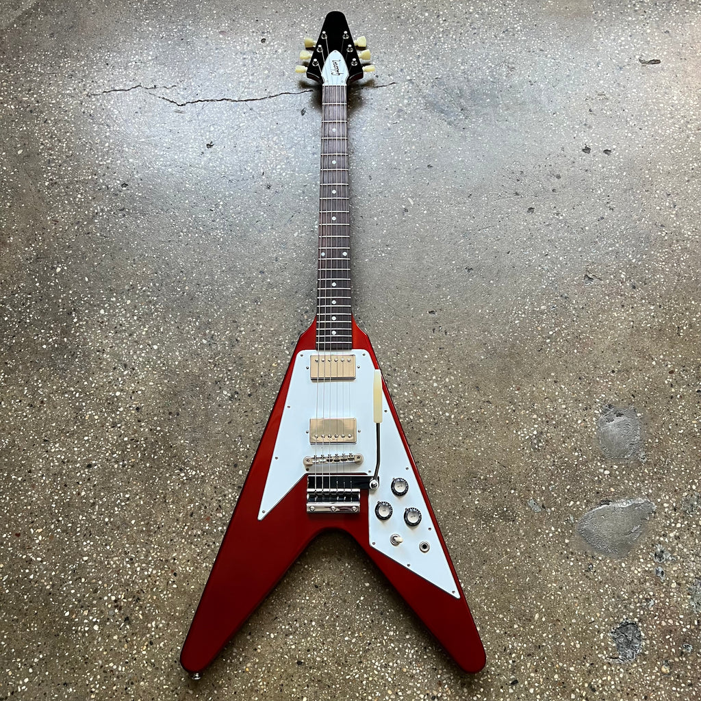 Gibson Custom Shop 1967 Flying V w/ Vibrola 2021 - Sparkling Burgundy - 2