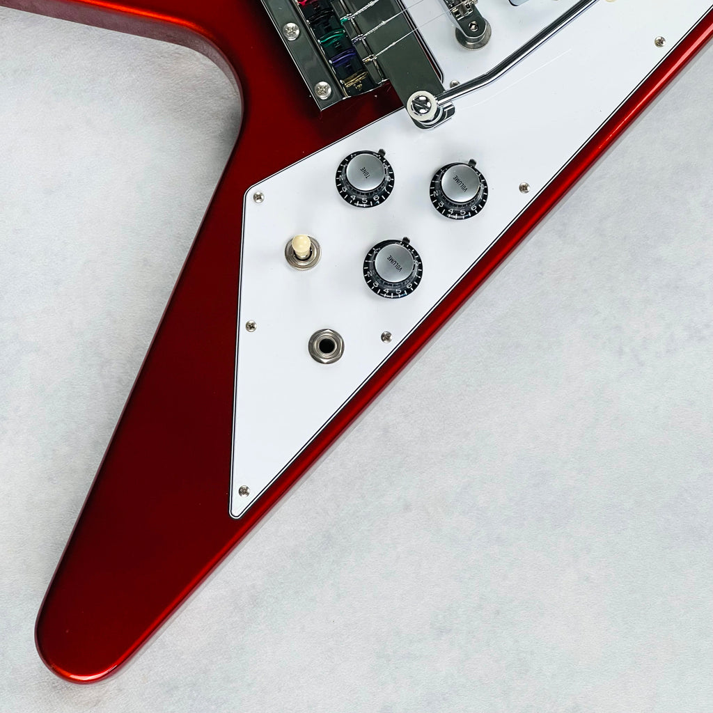 Gibson Custom Shop 1967 Flying V with Vibrola 2021 - Sparkling Burgundy - 5