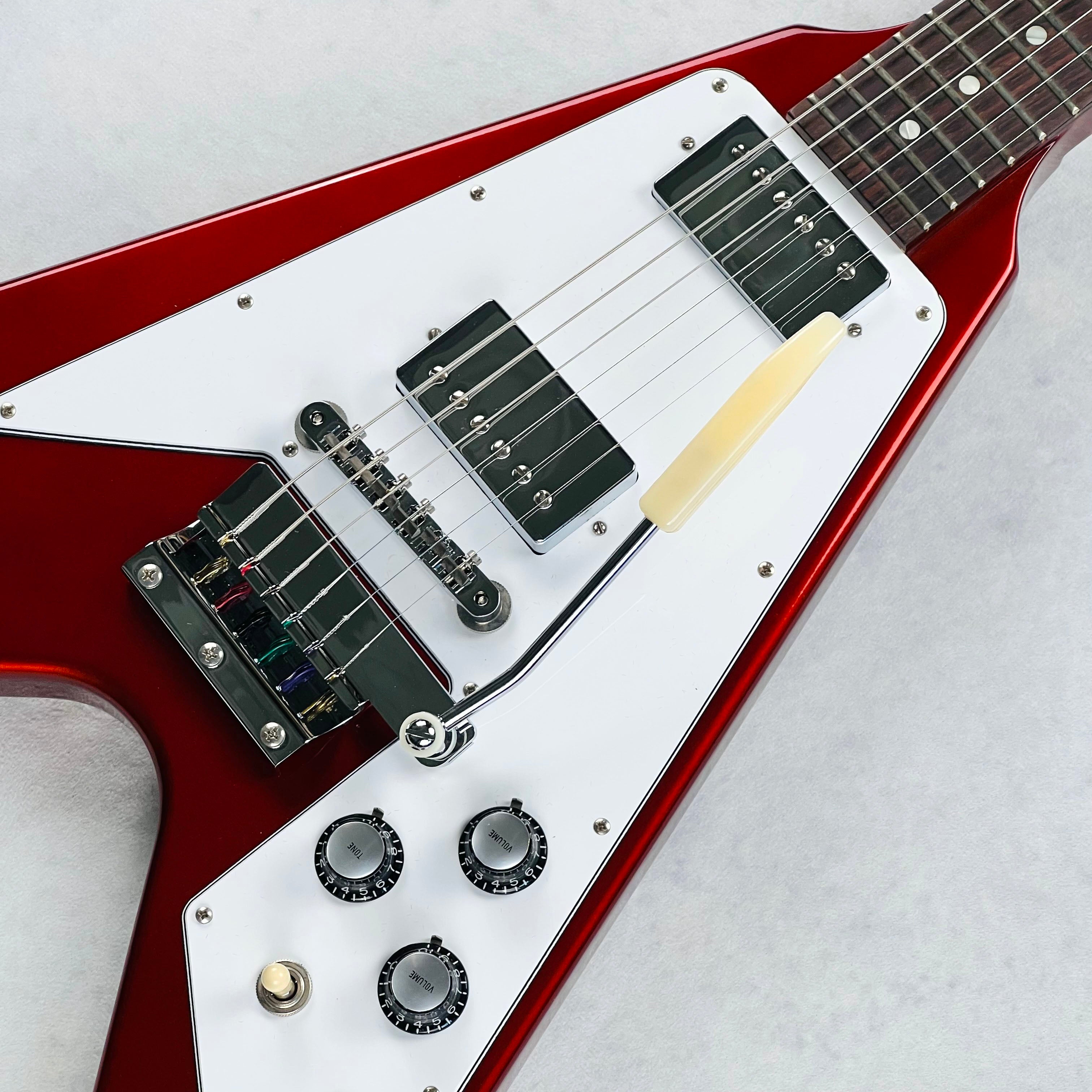 Gibson Custom Shop 1967 Flying V Vibrola 2021 Sparkling Burgundy