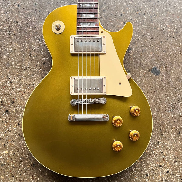 Gibson Custom Shop '57 Les Paul Standard Reissue VOS 2021 - Goldtop Darkback - 1