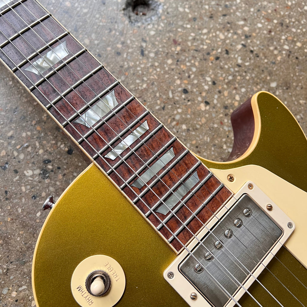 Gibson Custom Shop '57 Les Paul Standard Reissue VOS 2021 - Goldtop Darkback - 8