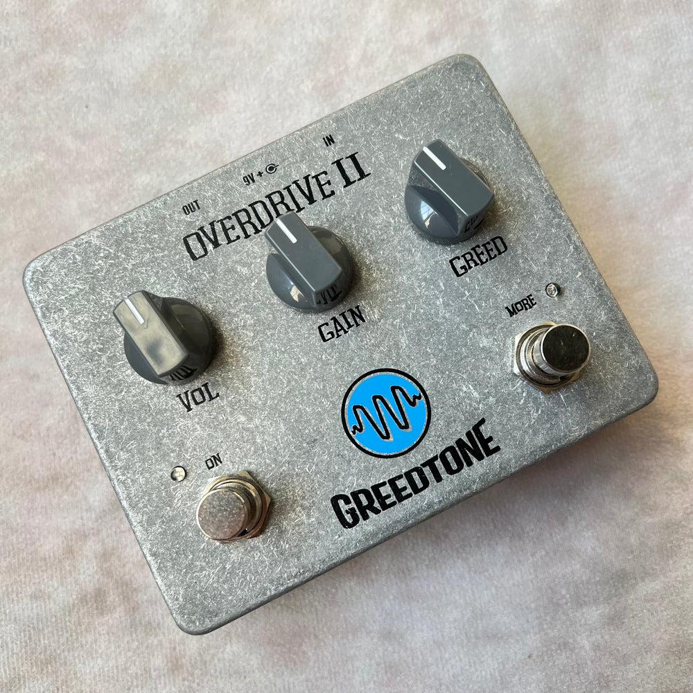 Greedtone Overdrive II Effects Pedal 2021 - Silver | Tone Wolf