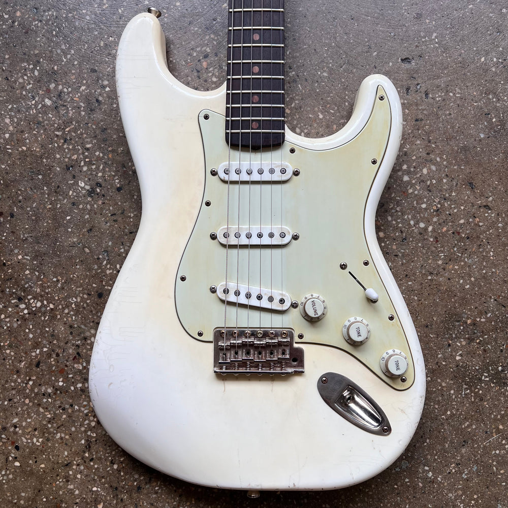 ギター 's effects BOR - White SS260 Jumbo SS Frets Alder Body Flamed Neck 