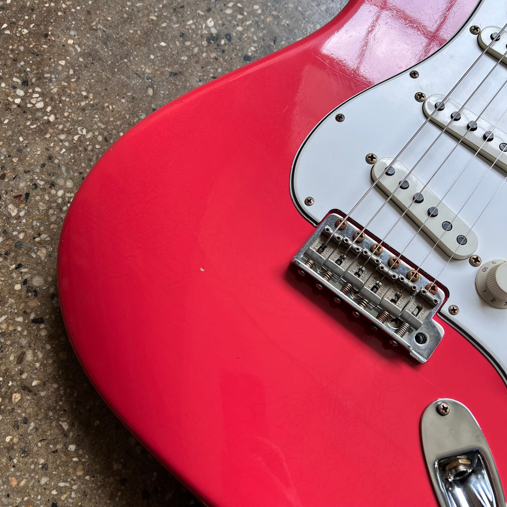 Fender Custom Shop 1963 Stratocaster Korina Journeyman Relic 2022 - Fiesta Red - 4