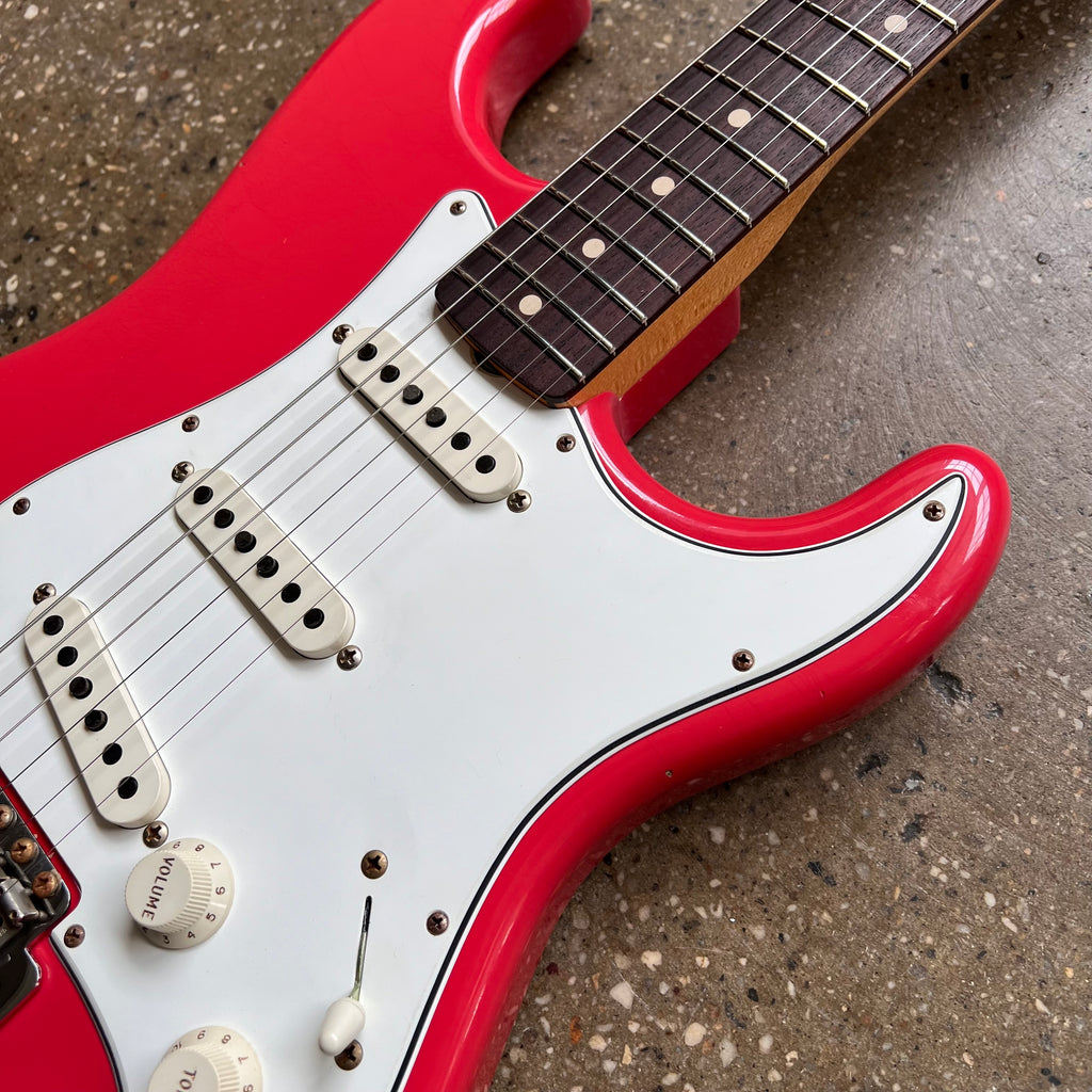 Fender Custom Shop 1963 Stratocaster Korina Journeyman Relic 2022 - Fiesta Red - 6