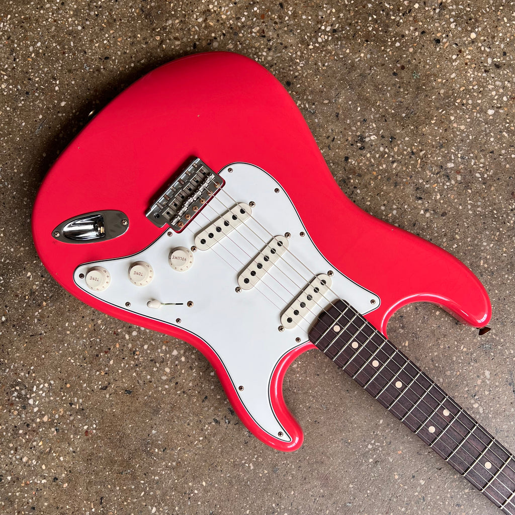 Fender Custom Shop 1963 Stratocaster Korina Journeyman Relic 2022 - Fiesta Red - 7