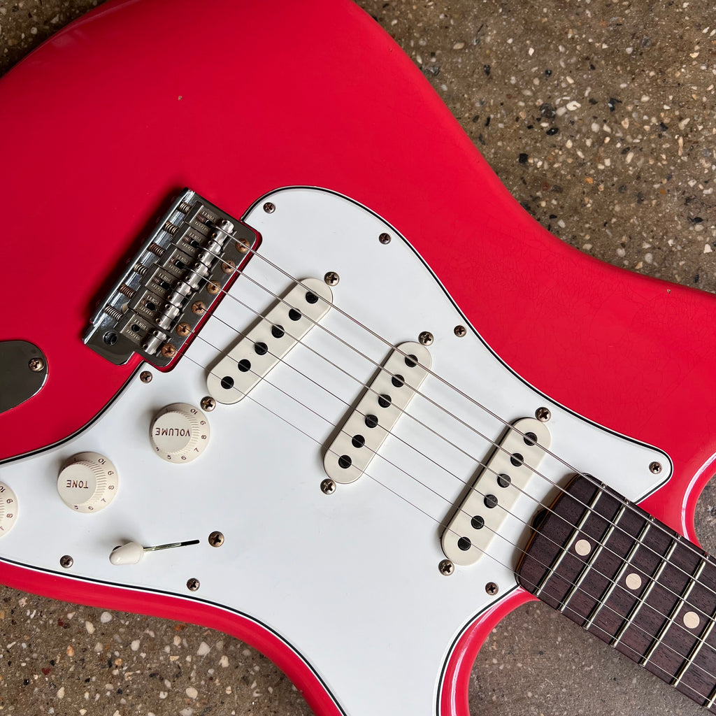 Fender Custom Shop 1963 Stratocaster Korina Journeyman Relic 2022 - Fiesta Red - 8