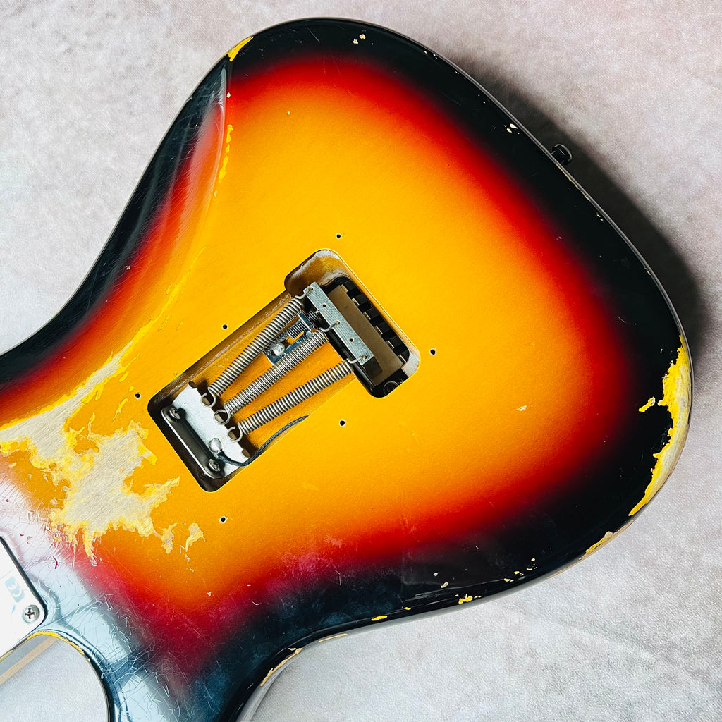 Fender Custom Shop 1960 Stratocaster HSH Floyd Rose Heavy Relic 2022 - 3-Tone Sunburst - 12