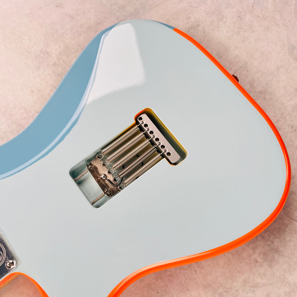 Fender George Harrison Rocky Stratocaster Rosewood Fingerboard 2022 - Hand Painted Rocky Artwork Over Sonic Blue - 13