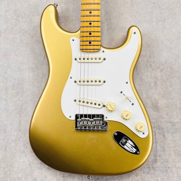 Fender Lincoln Brewster Stratocaster Maple Fingerboard - Aztec Gold - 1