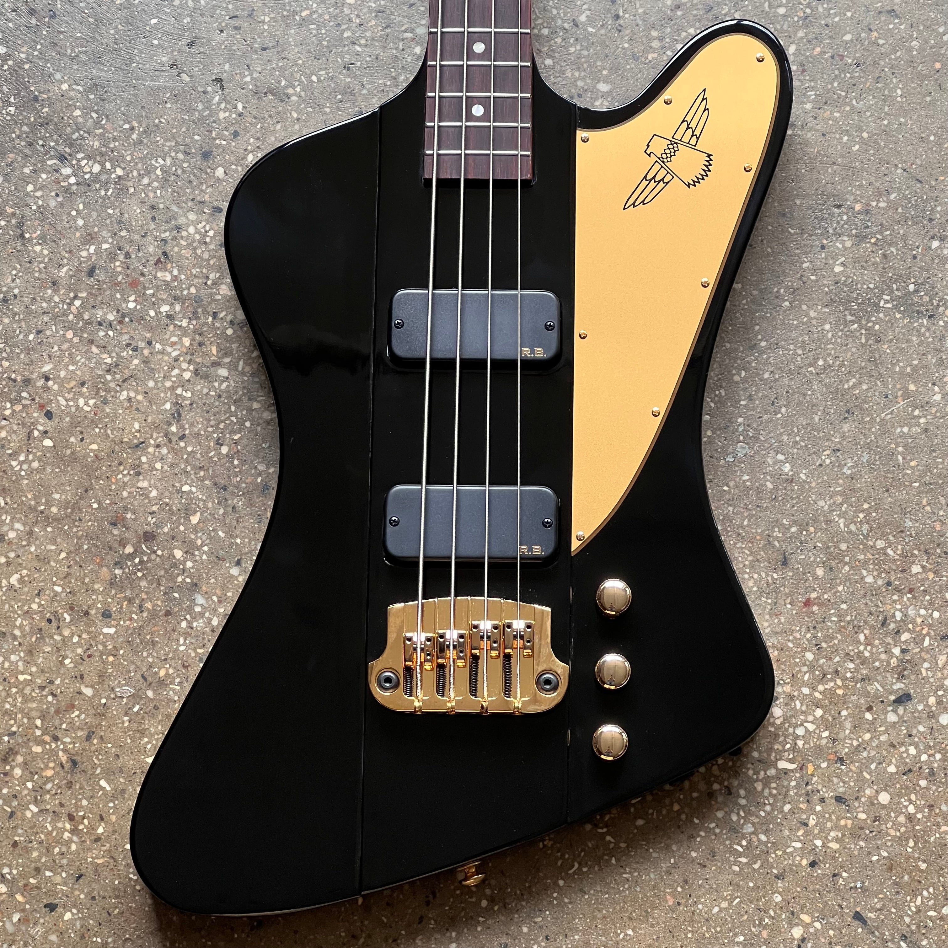 Gibson Rex Brown Signature Thunderbird 2022 Ebony Tone Wolf Gibson Rex Brown Signature Thunderbird 2022 Ebony Tone Wolf