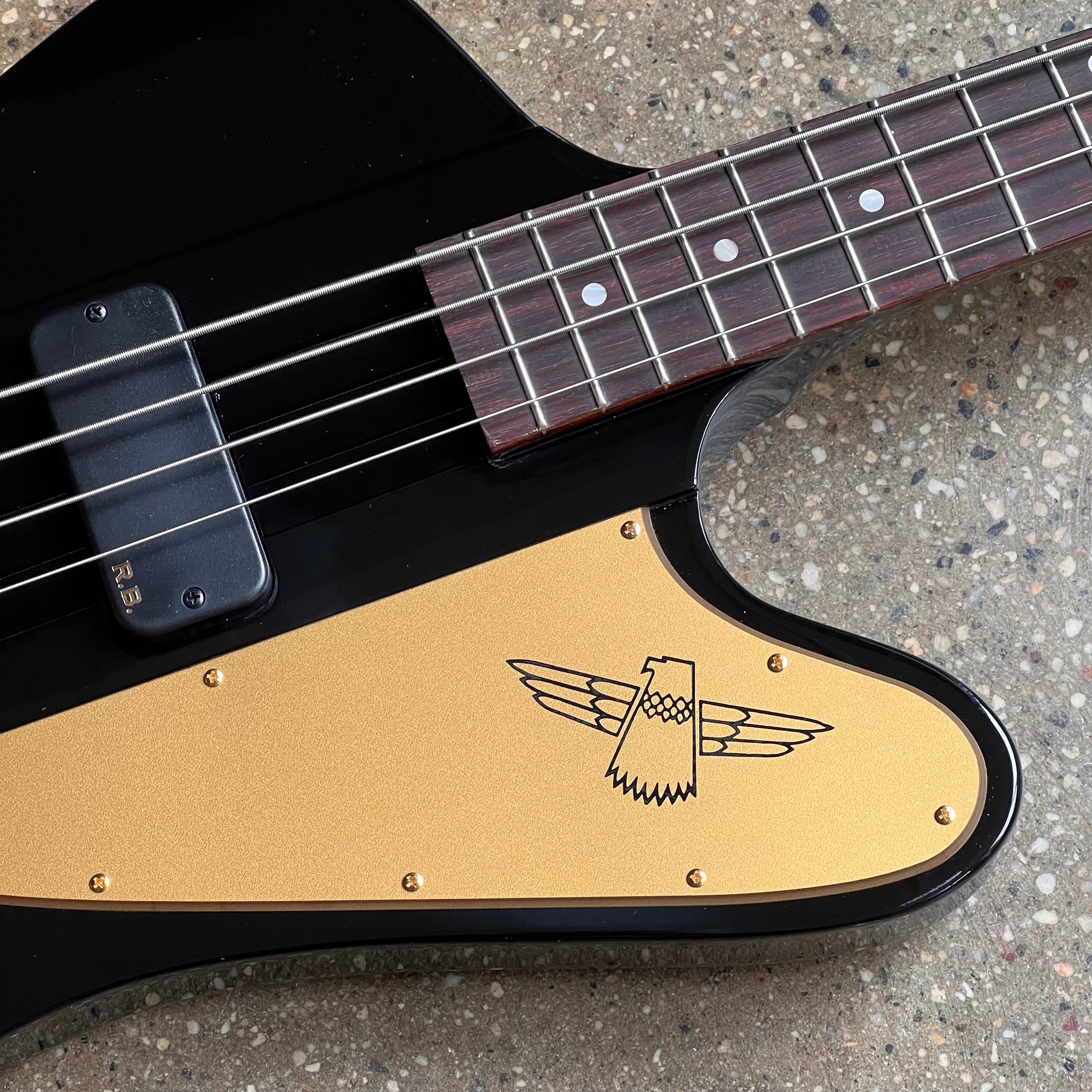 Gibson Rex Brown Signature Thunderbird 2022 Ebony Tone Wolf Gibson Rex Brown Signature Thunderbird 2022 Ebony Tone Wolf