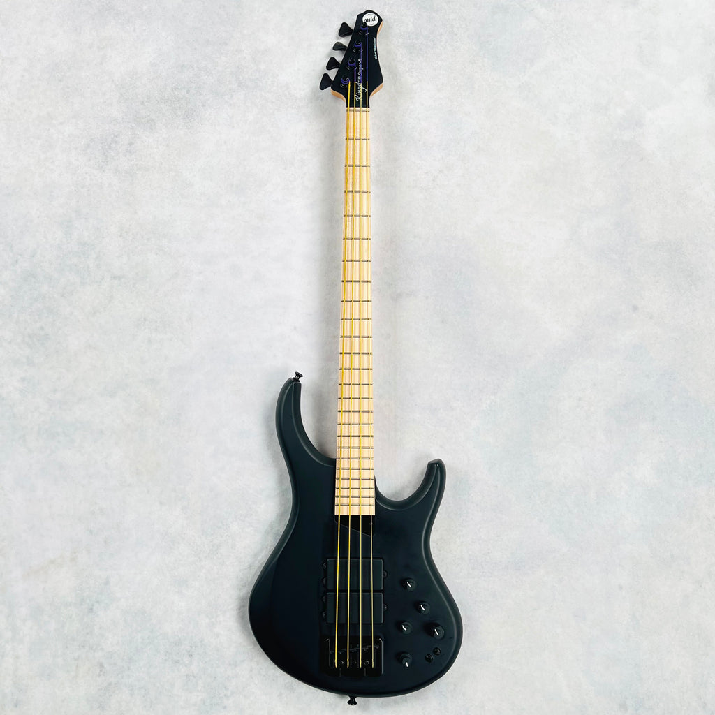 MTD Michael Tobias Design Kingston Super-4 USA Hardware & Bartolini Pickups 2022 - Satin Black - 2