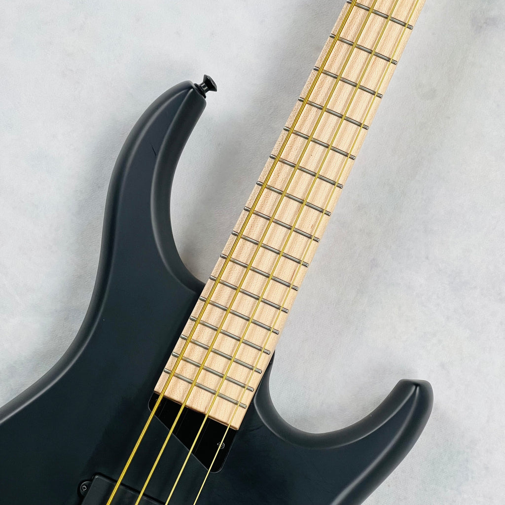 MTD Michael Tobias Design Kingston Super-4 USA Hardware & Bartolini Pickups 2022 - Satin Black - 3
