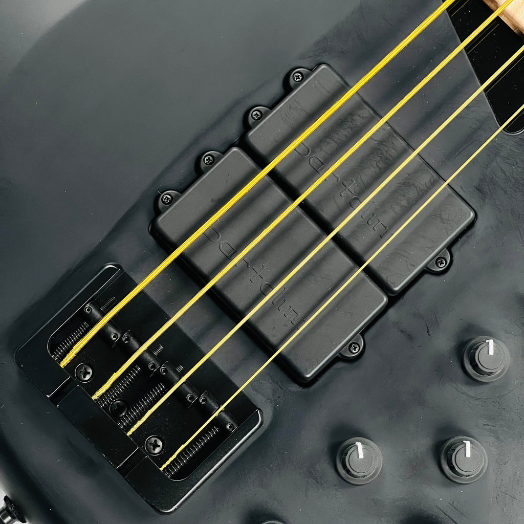 MTD Michael Tobias Design Kingston Super-4 USA Hardware & Bartolini Pickups 2022 - Satin Black - 7